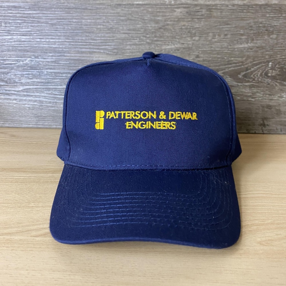 Patterson Dewar Engineers Hat Cap Snap Back Embroidered Otto Mens Workwear Promo